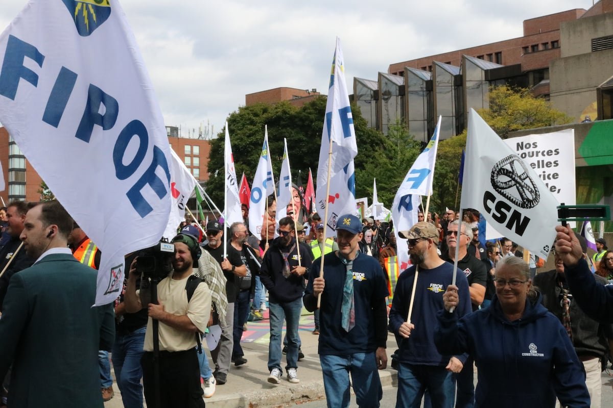 La FIPOE était présente à la manifestation.