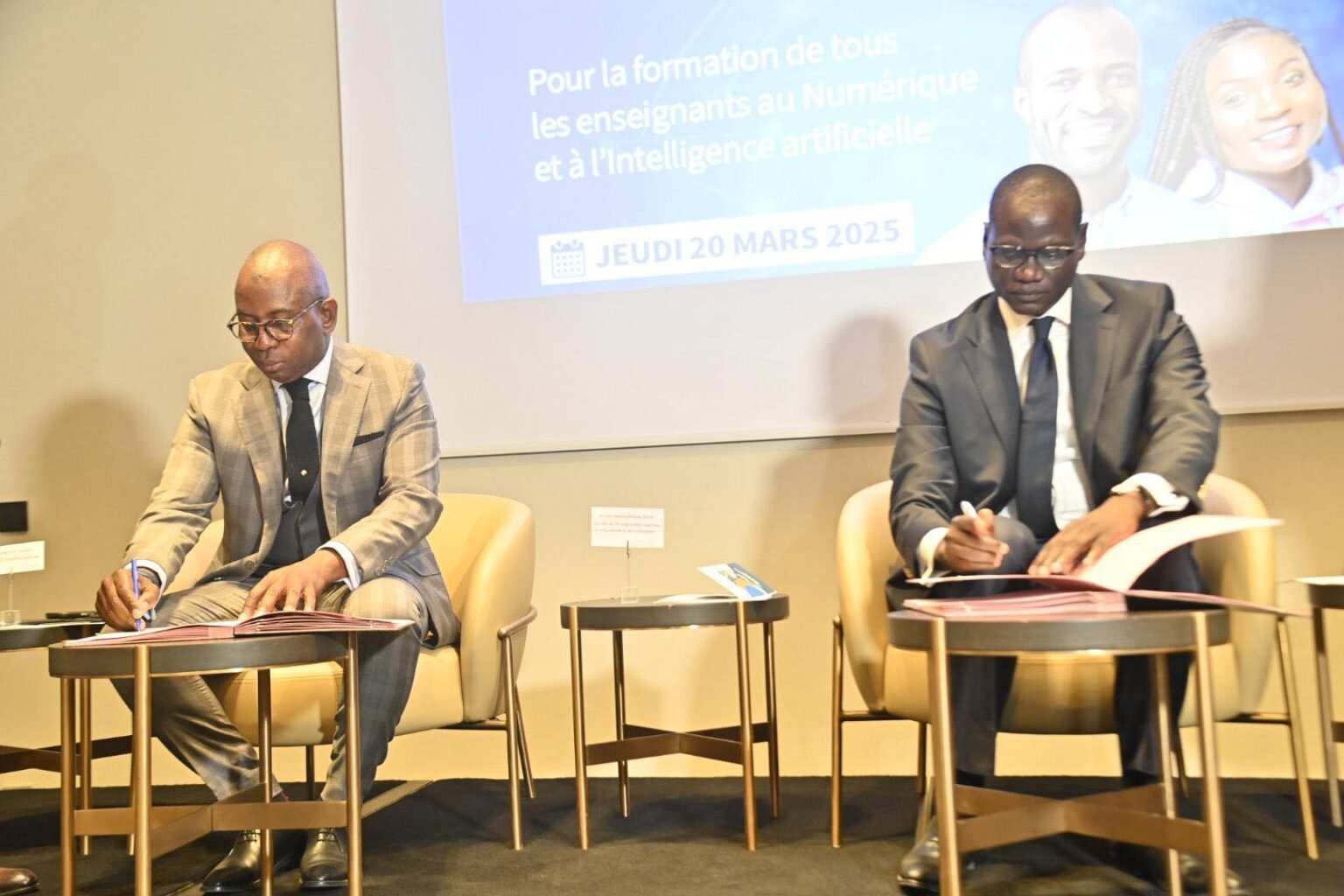 Numérique et IA dans l’éducation : un accord majeur signé par Guirassy et Dr Abdourahmane Diouf…