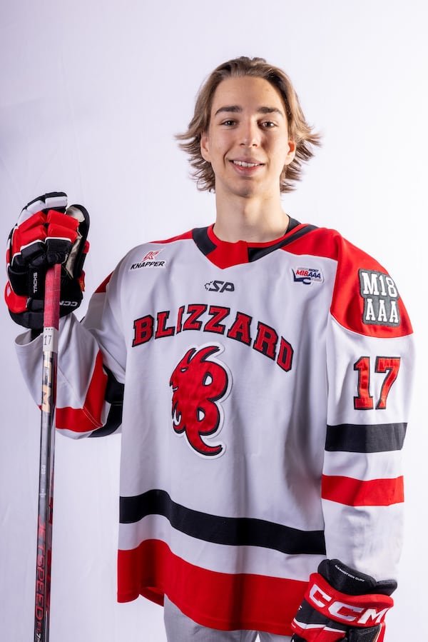 Zack Arsenault du Blizzard du Séminaire Saint-François.