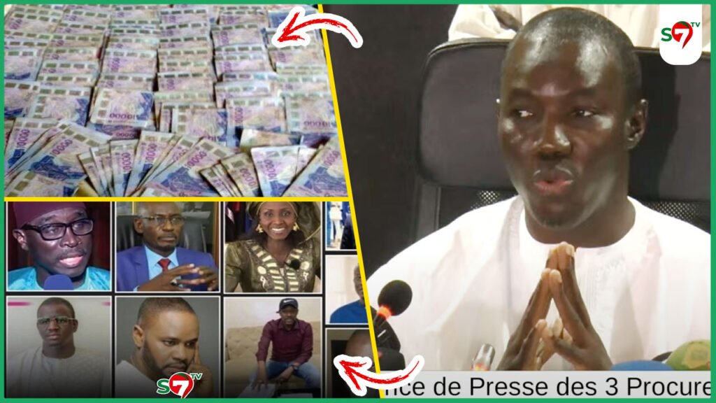 (Vidéo) Le Procureur de la République apporte des précisions sur les cautions « 258 448 203 fcfa a été… »