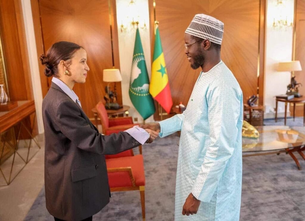 Audience : Le Chef de l’Etat a reçu Mati Diop, réalisatrice et actrice franco-sénégalaise