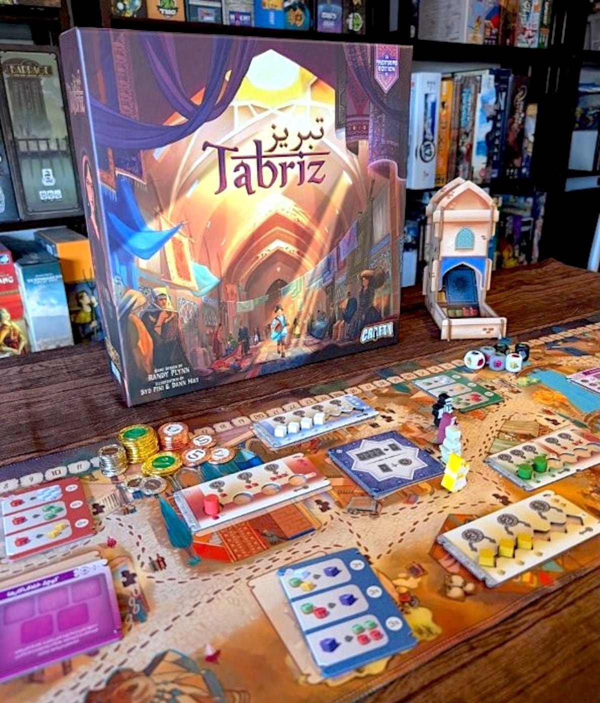 Le jeu de société Tabriz