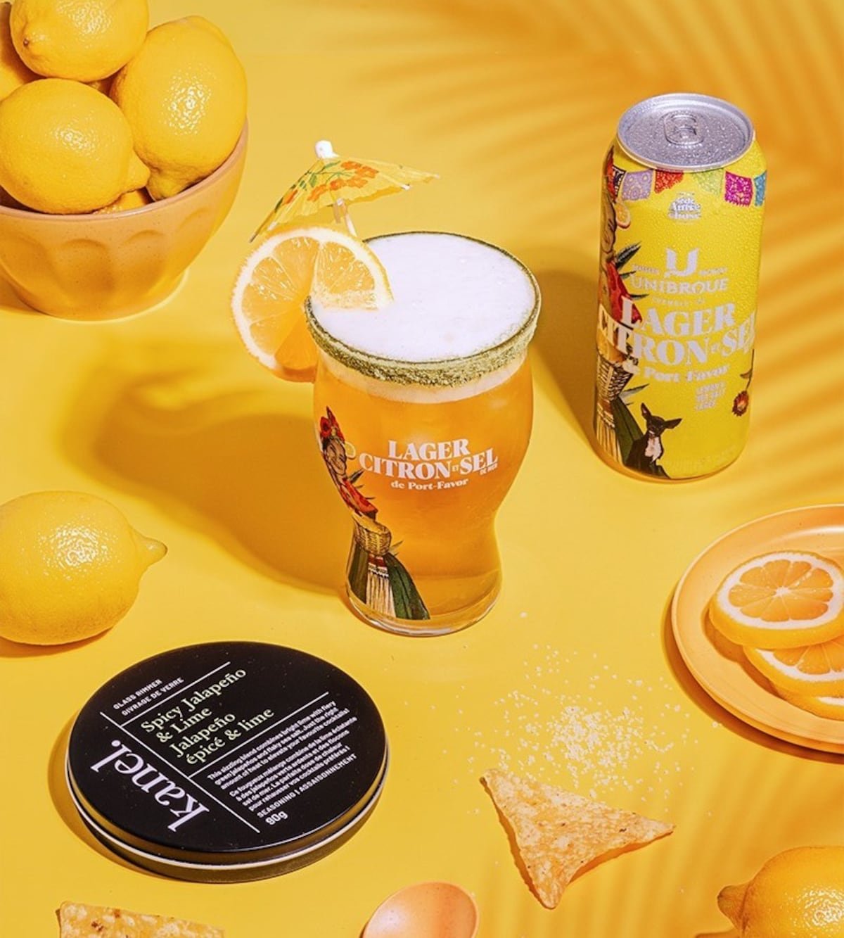 La lager citron et sel de mer de Port-Favor, par Unibroue