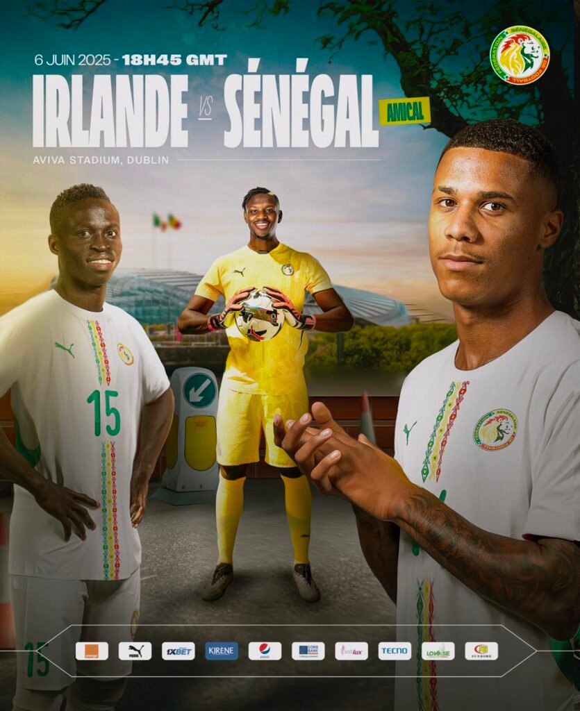 Sénégal – Irlande : les Lions veulent s’imposer en terre européenne ce vendredi