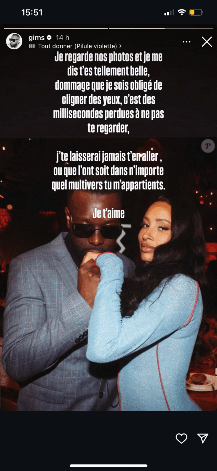 Dem Dem et Gims : La rupture annoncée sur Instagram