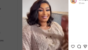 Adja : Ses followers Instagram valident son grand boubou traditionnel.