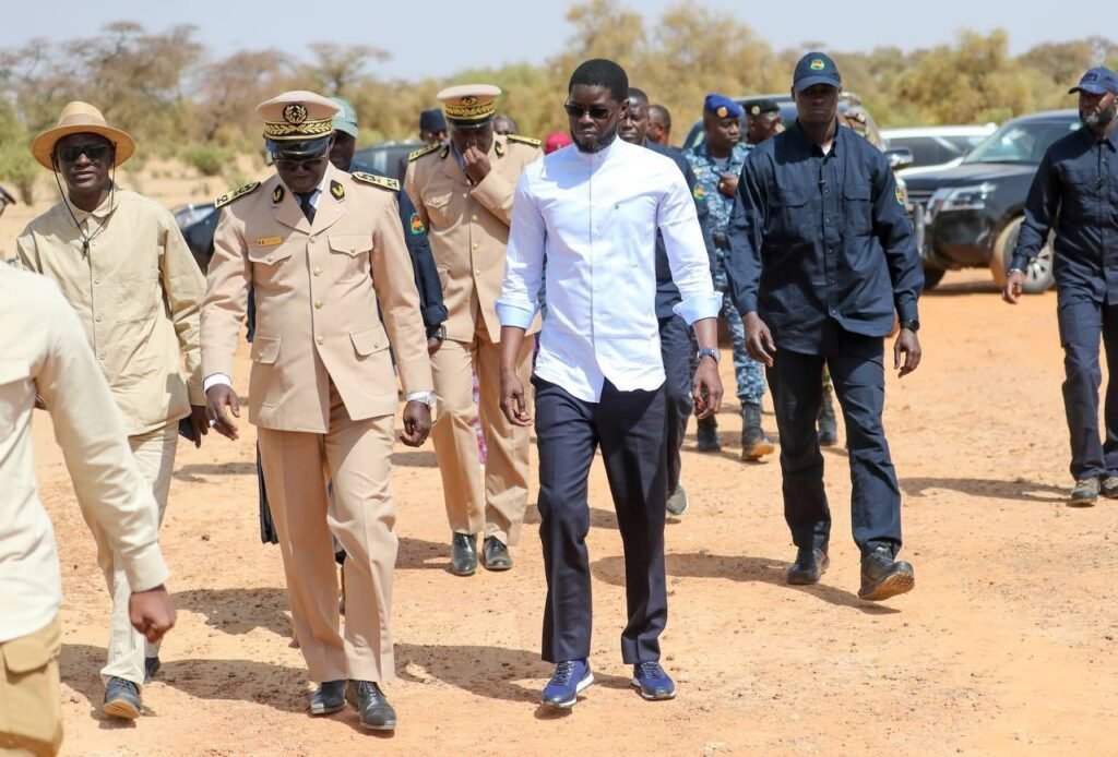 Ndiayène Pendao : le Président Diomaye a visité le centre de Boubé et le Casier rizicole de Saré Walo