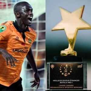 Botola pro : Mamadou Lamine Camara élu meilleur joueur étranger du championnat marocain
