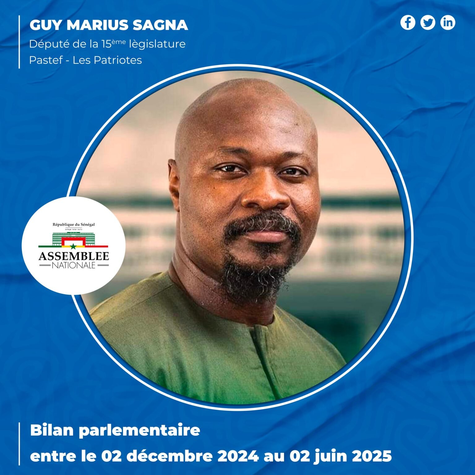 Transparence à l’Assemblée nationale : Guy Marius Sagna détaille son bilan et dénonce des « pratiques opaques »