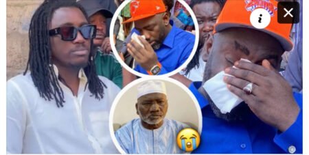 Wally Seck réconforte Niang Kharagne Lo après le décès de son père