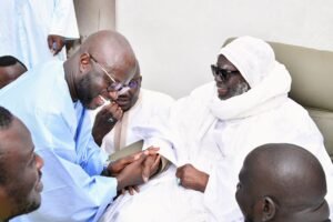 Le Président El Malick Ndiaye reçu par le Khalife général des Mourides à l’approche du Grand Magal
