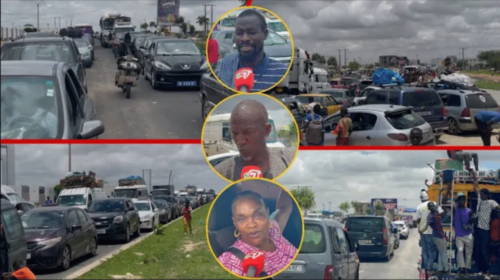 Magal 2025: Les embouteillages à l’entrée de Touba, l’autre calvaire des pèlerins (Vidéo)