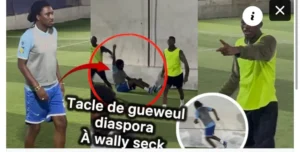 Quand Wally Seck troque le micro pour les crampons, le chanteur brille sur le terrain (Vidéo)