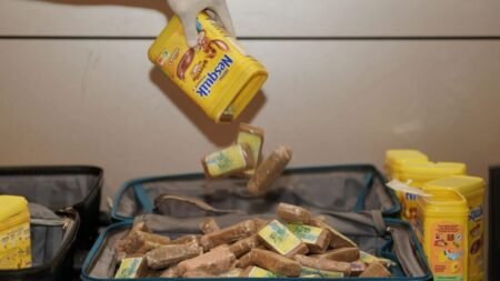 Un réseau démantelé après la saisie de 11,8 kg de haschich dissimulés dans des pots de Nesquik à l’AIBD