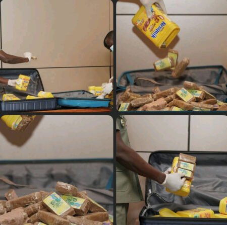 AIBD : nouvelle saisie de 11,8 kg de haschich dissimulés dans des pots de Nesquik