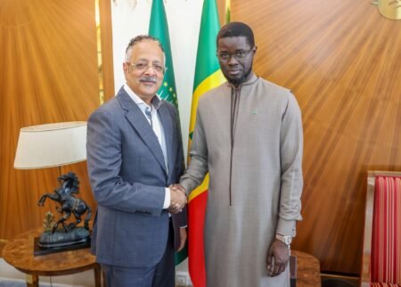 Bassirou Diomaye Faye reçoit le PDG du groupe Sudatel Telecom