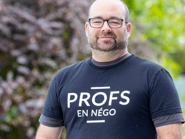 Le président du Syndicat des enseignantes et enseignants du Cégep de l'Outaouais (SEECO), Christian Bernier.