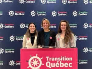 Une nouvelle remontée mécanique, promet Transition Québec